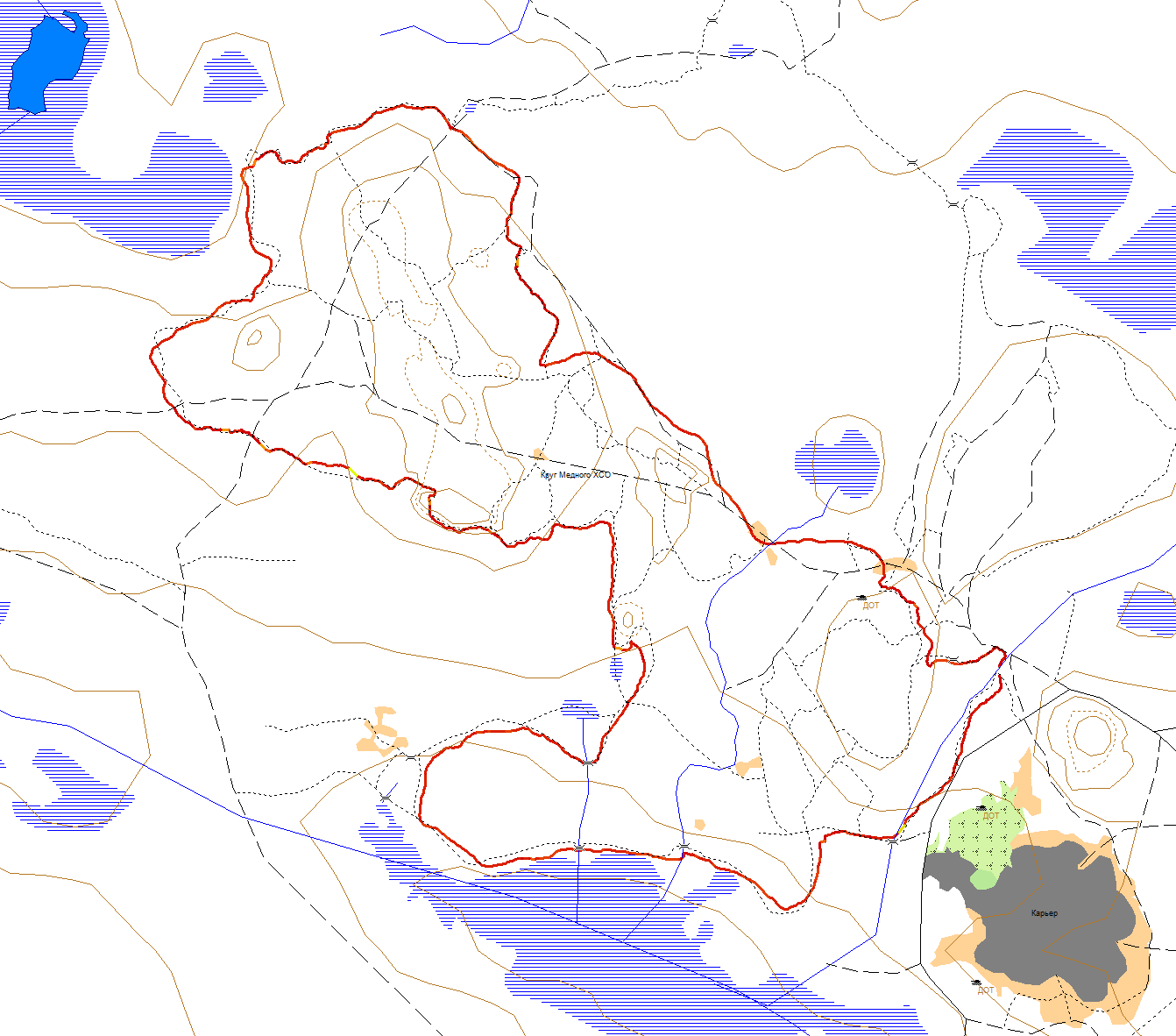 Схема трассы